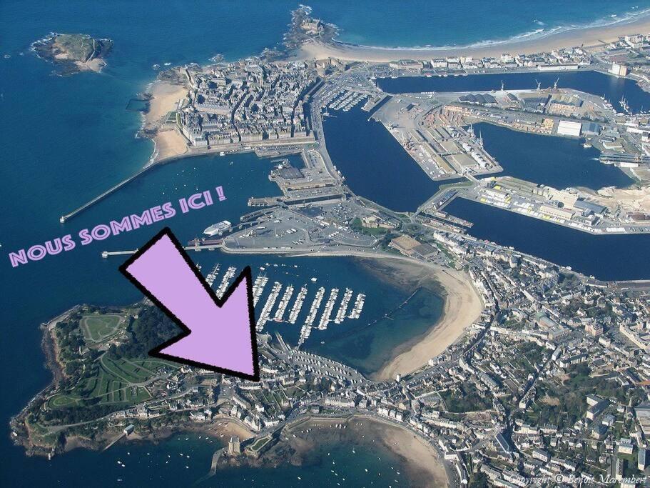 Appartement Moonrise - Plage 50M - Rue Gratuite Saint-Malo Eksteriør billede