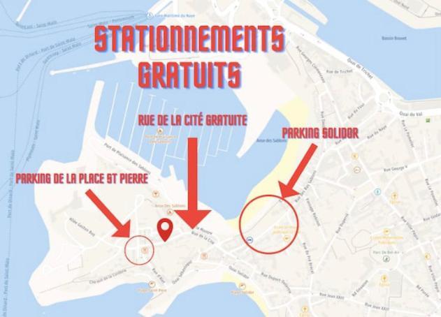 Appartement Moonrise - Plage 50M - Rue Gratuite Saint-Malo Eksteriør billede